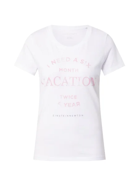 EINSTEIN & NEWTON Tricou alb / mov pastel / roz pastel