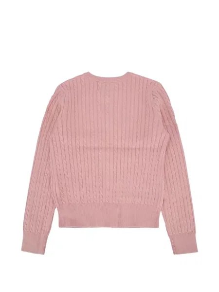 Cardigan copii Polo Ralph Lauren roz