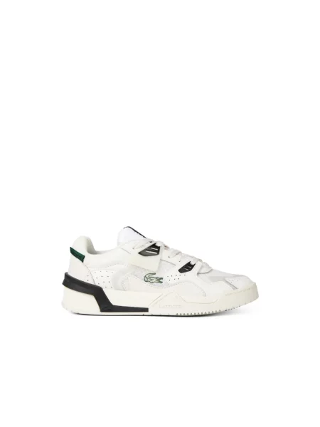 Sneakersy Lacoste z logo białe