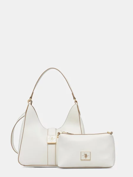 U.S. Polo Assn. torebka crossbody z imitacji skóry MARGARET beżowa