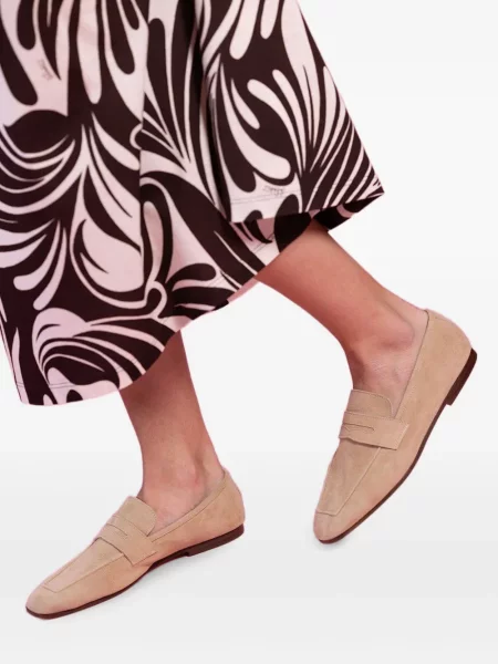 Pantofi loafer Sophique din piele de căprioară