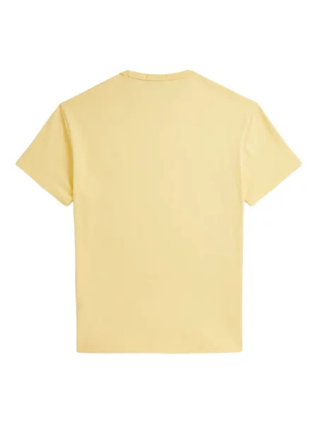 Дълго мрежеста тениска Polo Ralph Lauren с кръгло деколте зелено