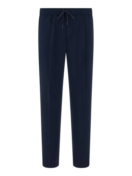 Boggi Milano Pantaloni cutați City bleumarin