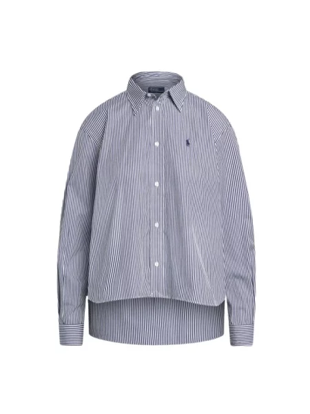 Koszula Polo Ralph Lauren w paski niebieska
