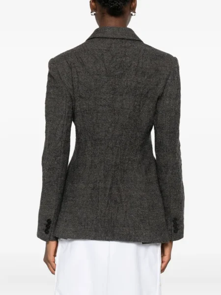 Sacou Low Classic de lână clasic gri