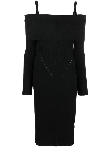 Rochie Andreadamo tricotate de costum negru