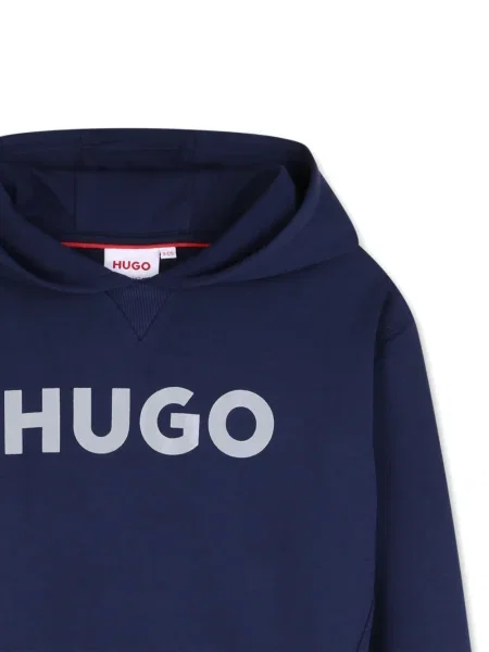 Dětska mikina s kapucí Hugo modrá