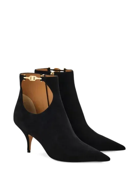 Botine Ferragamo din piele negru