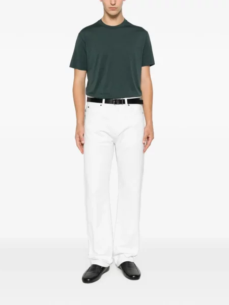 Tricou Tom Ford cu decolteu rotund verde