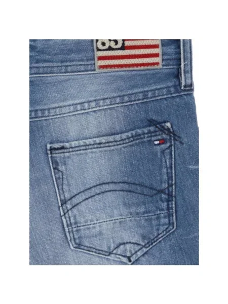 Pantaloni copii Tommy Hilfiger albastru