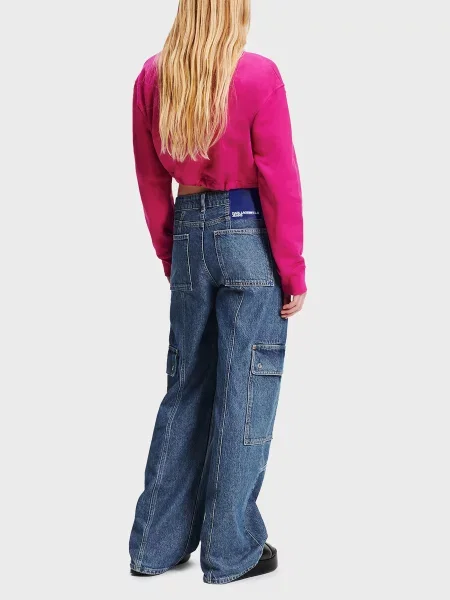 Прямі джинси Karl Lagerfeld Jeans синій