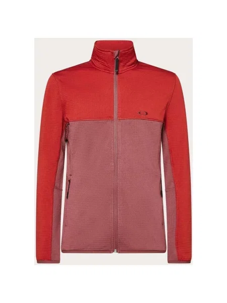 Bluza oakley canopy full zip XS czerwona