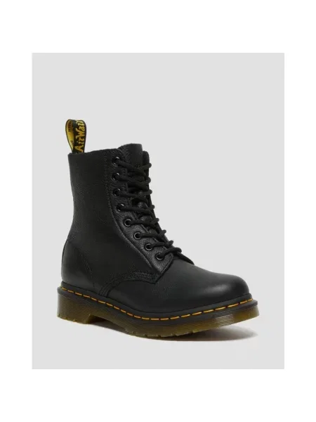 Botki Dr. Martens sznurowane skórzane czarne