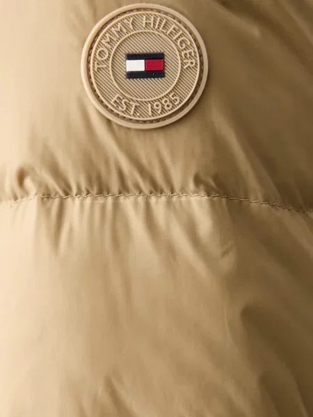 Tommy Hilfiger пухено яке дамско бежово