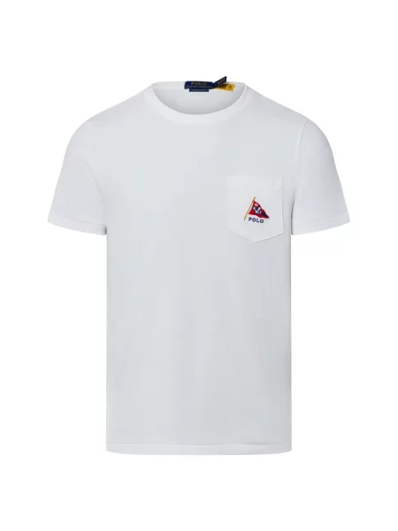 Polo Ralph Lauren Koszulka Mężczyźni biały|wielokolorowy S biała