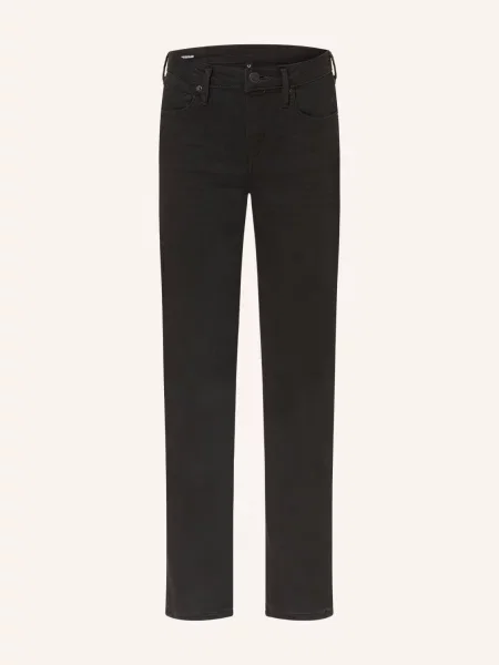 True Religion Rovné Džíny Piper black černé