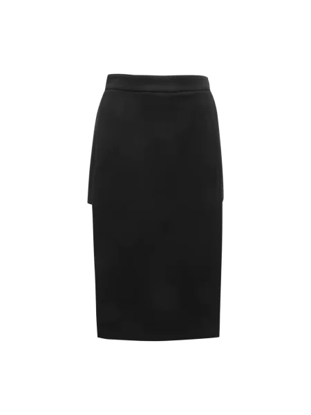 Spódnica midi Elisabetta Franchi ze stretchu czarna