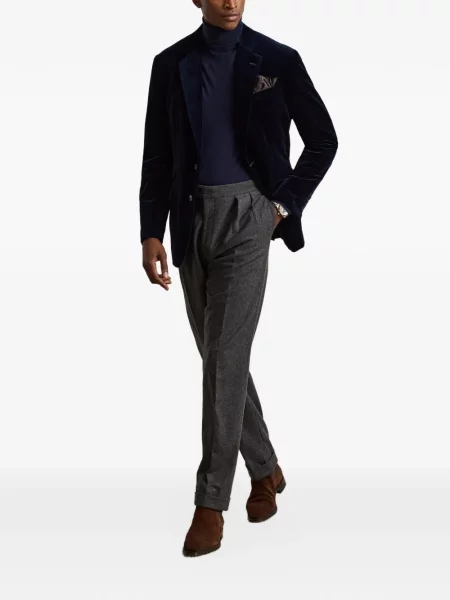 Blejzer Ralph Lauren Purple Label od samta plava