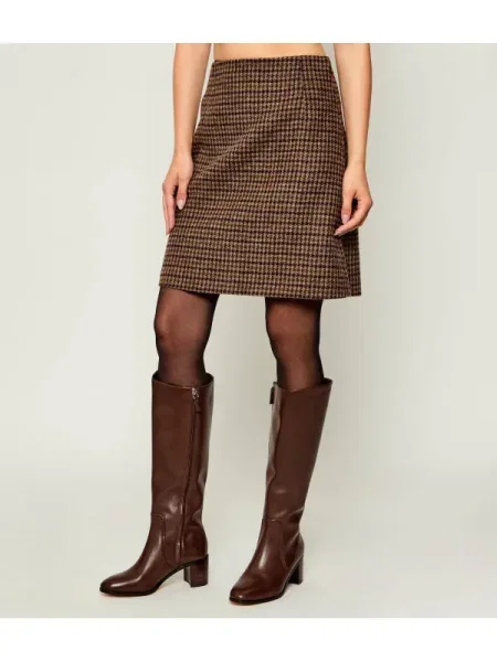 Weekend Max Mara Fustă trapez Vata Maro bordo