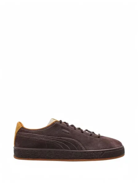 Sneakerși Puma Suede din piele de căprioară maro
