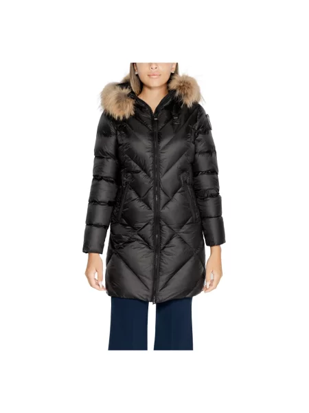 Długa kurtka puchowa Blauer czarna