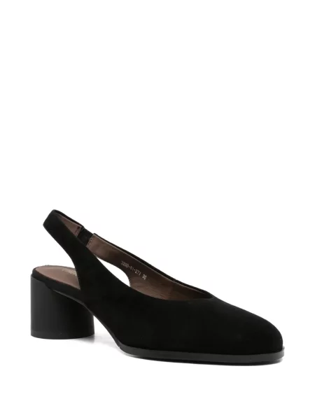Zomšinės mulės Linda Baumann slingback juoda