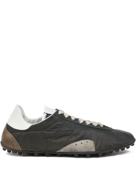 Sneakerși Maison Margiela din piele verde