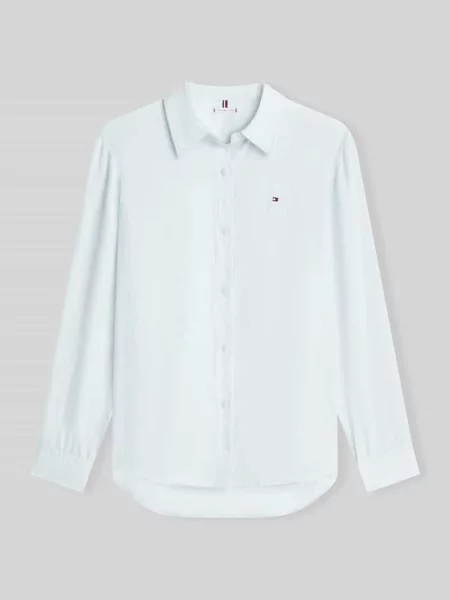Bluzka z długim rękawem z czystego lnu o kroju relaxed fit Tommy Hilfiger