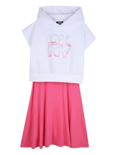 Dětské šaty Dkny růžové