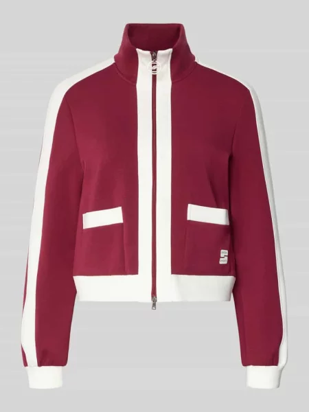 Bluza rozpinana o kroju regular fit ze stójką Marc Cain