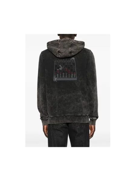 Bluza z kapturem Iceberg z kapturem z logo czarna