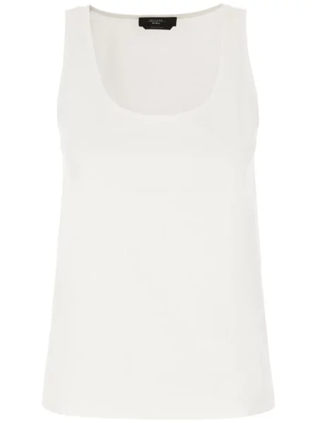 Top Weekend Max Mara din jerseu alb