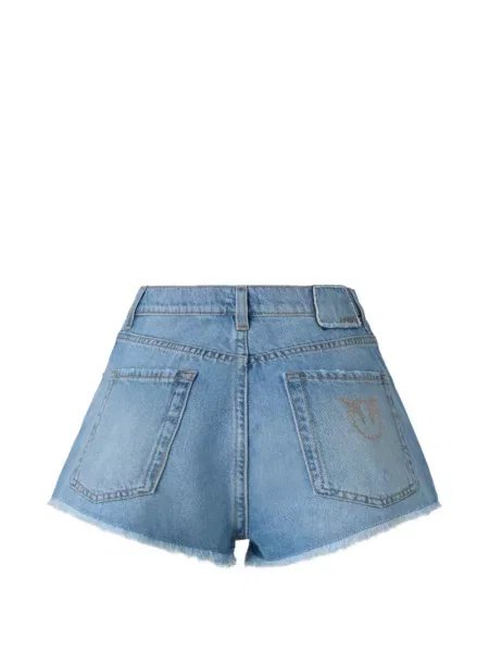 Pantaloni scurți din denim Pinko albastru