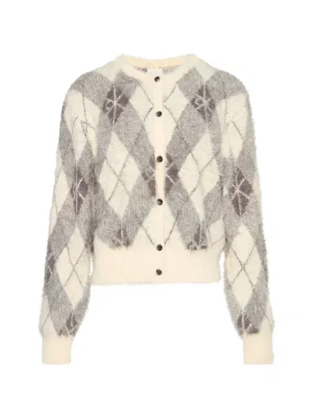 Kardigan Calvin Klein z wzorem argyle