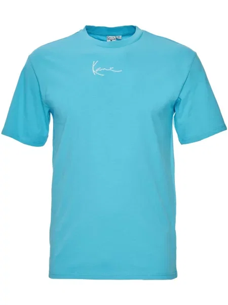 Karl Kani Tricou albastru deschis alb