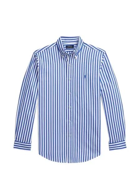 Tricou polo Polo Ralph Lauren cu autograf cu 5 buzunare în carouri gri