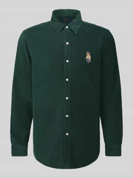 Krój regular fit koszula casualowa z czystej bawełny z haftem POLO BEAR Polo Ralph Lauren