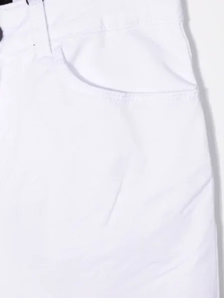 Jeansy dziecięce Emporio Armani białe