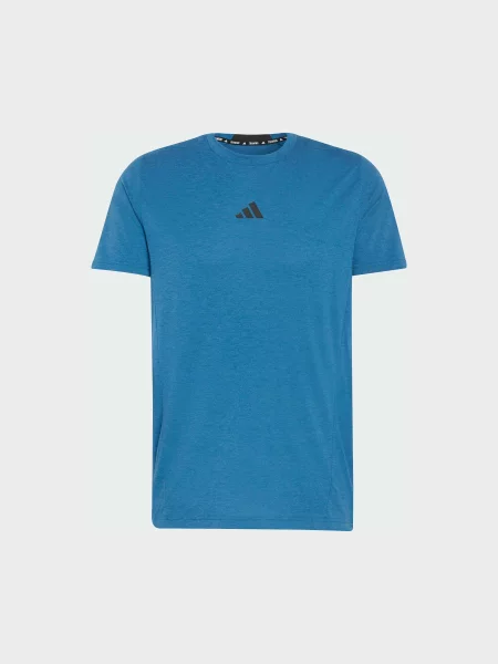 Переработанный футболка Adidas синяя