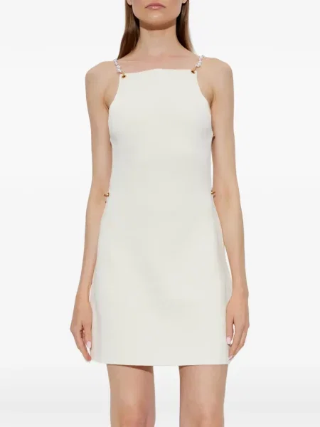 Rochie mini Cult Gaia tricotate alb
