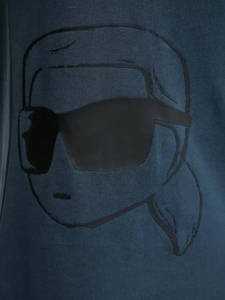 Піжама Karl Lagerfeld візерунок синій