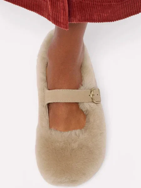 Кожаные балетки Birkenstock