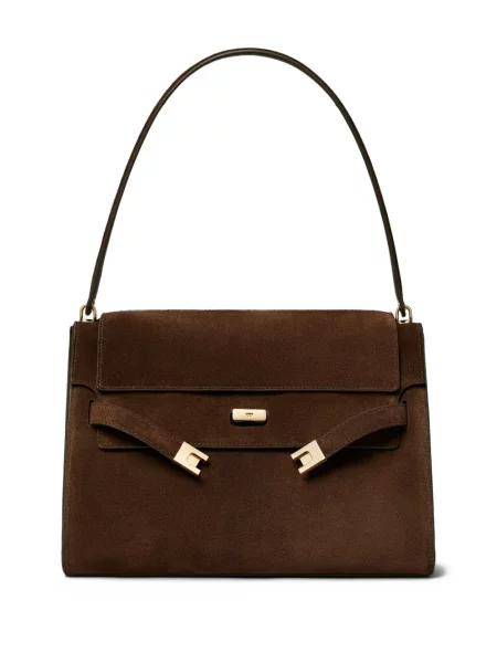 Geantă Tory Burch maro