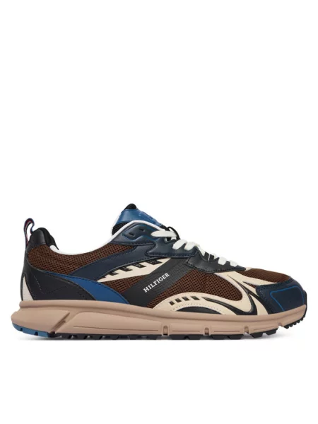 Αθλητικά Tommy Hilfiger Outdoor Sneaker Tech Mix καφέ