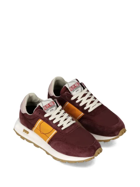 Sneakerși Philippe Model Paris din piele de căprioară roșu