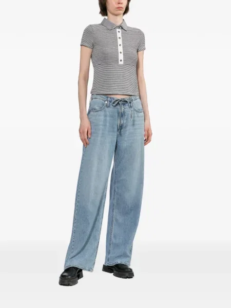 Tricou polo Rag & Bone tricotate