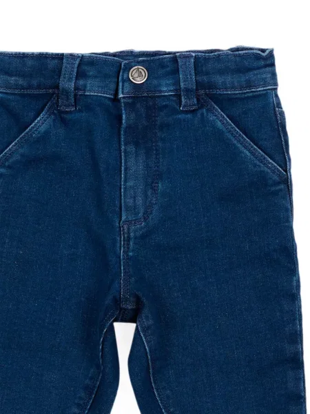 Jeansy dziecięce Petit Bateau niebieskie