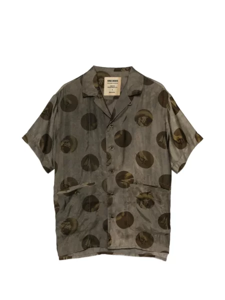 Cămașă Uma Wang din material terry maro