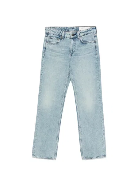 Pantaloni Rag & Bone cu 5 buzunare albastru