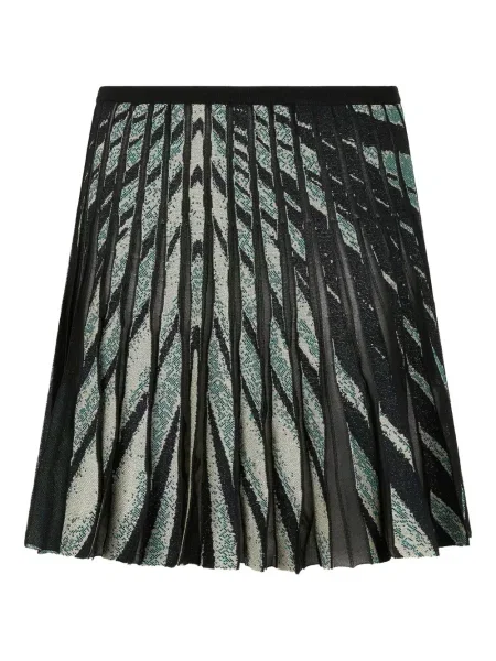Plisované mini plisované sukně Roberto Cavalli modré
